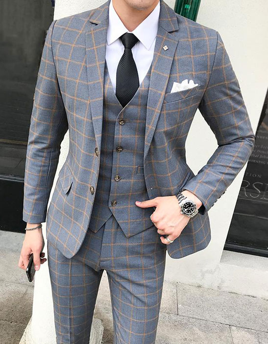 Men's Formal 3 pc Suit