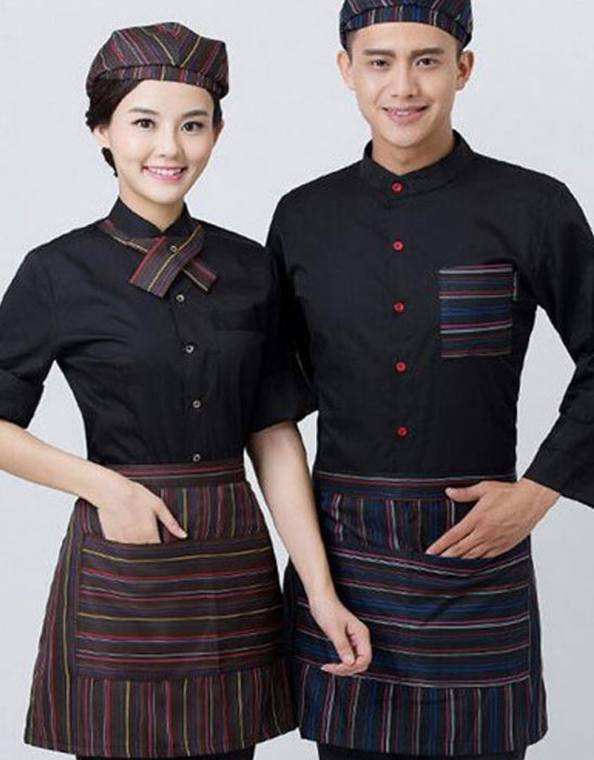 Chef-Coat-Waiter-Uniform-Western-Modern-Restaurant-Uniforms
